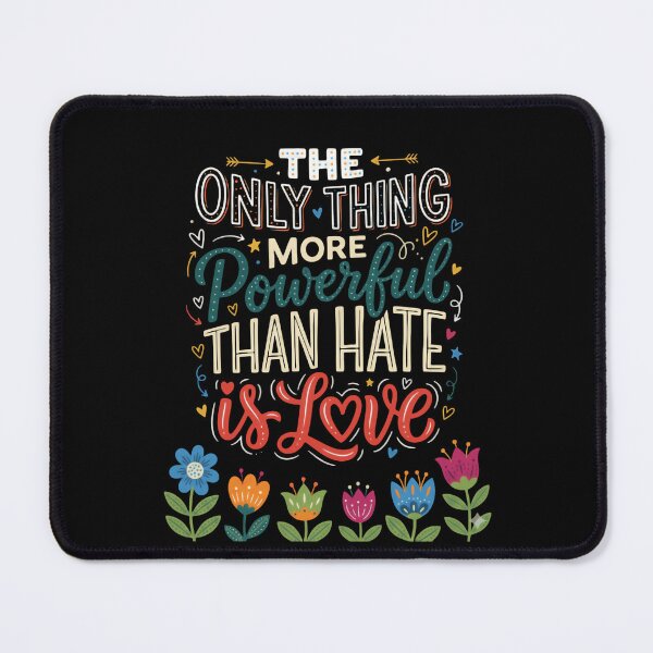 Item preview, The Only Thing More Powerful Than Hate Is Love Spring Garden Bouquet designed and sold by SkeletonsDanger.