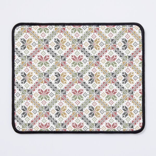 Item preview, Palestinian Tatreez Cross Stitch Colorful Embroidery Art Pattern designed and sold by Hurriyyatee.