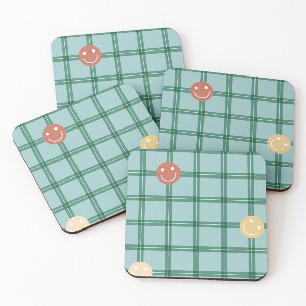 Item preview, Plaid Pattern With Smiley Faces designed and sold by Alexis1896.