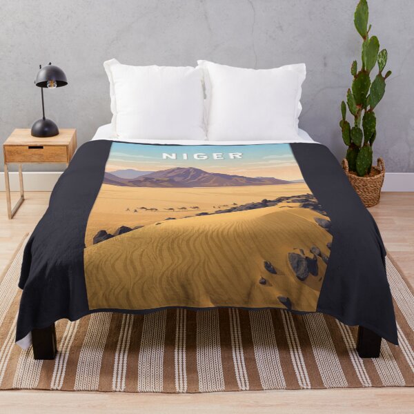 Item preview, Niger Illustration Travel Art Vintage designed and sold by KrisSidDesigns.