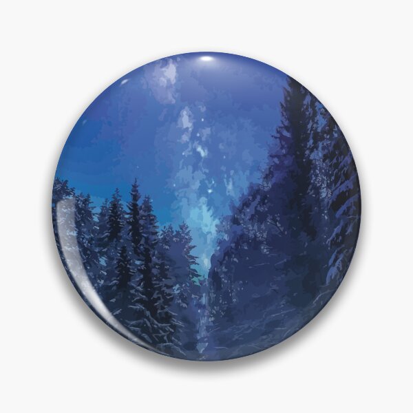 Item preview, Snowy Forest Under Starry Night Sky designed and sold by Arturo Daniel Garcia Palomo.