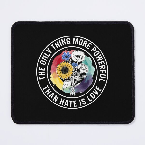 Item preview, The Only Thing More Powerful Than Hate Is Love Vintage Floral designed and sold by SkeletonsDanger.
