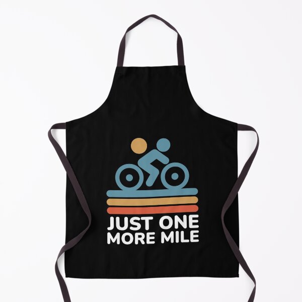 Item preview, Just One More Mile - Cycling Motivation designed and sold by Shape Snip Studio.
