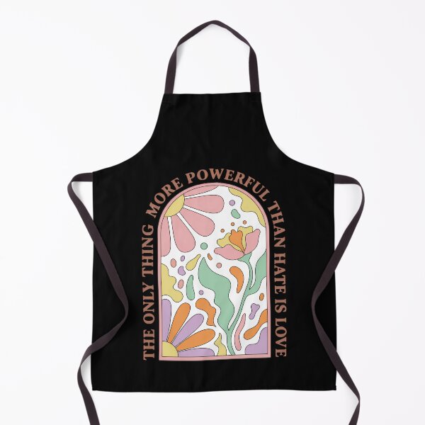 Item preview, The Only Thing More Powerful Than Hate Is Love Retro Abstract Blossom designed and sold by SkeletonsDanger.