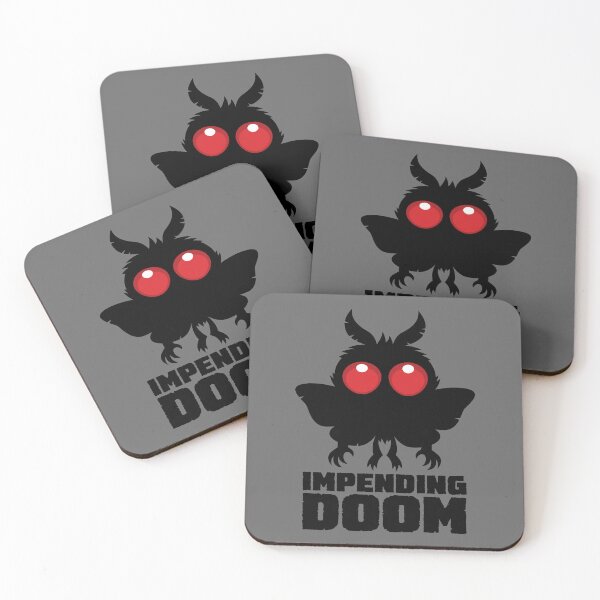 Item preview, Impending Doom Spooky Cute Mothman designed and sold by fizzgig.