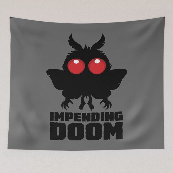 Item preview, Impending Doom Spooky Cute Mothman designed and sold by fizzgig.