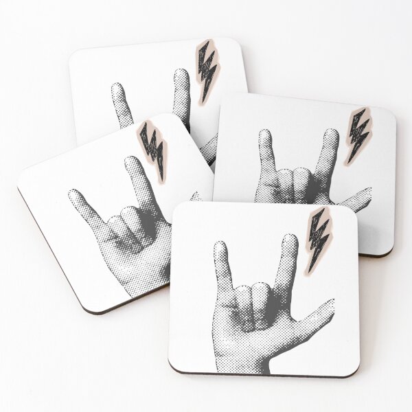 Item preview, Rock Hand Lightning Vintage Style designed and sold by novyron.