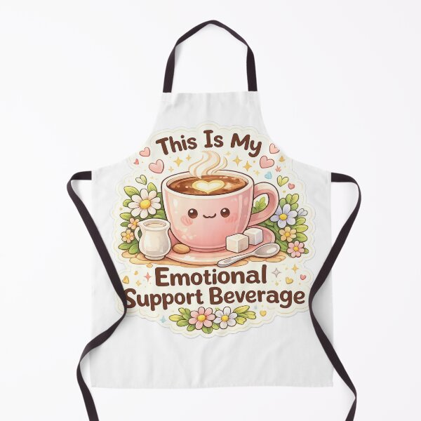 Item preview, Funny Coffee Lover Emotional Support Beverage designed and sold by Rebekah Kaiser.