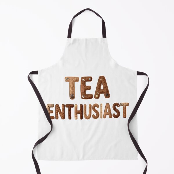 Item preview, TEA ENTHUSIAST - IN FAUX LETTERING designed and sold by AlexOBrienArt.