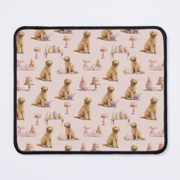 Item preview, Chef Cake Baker Toile de Jouy - Goldendoodle designed and sold by AstrologyOven.