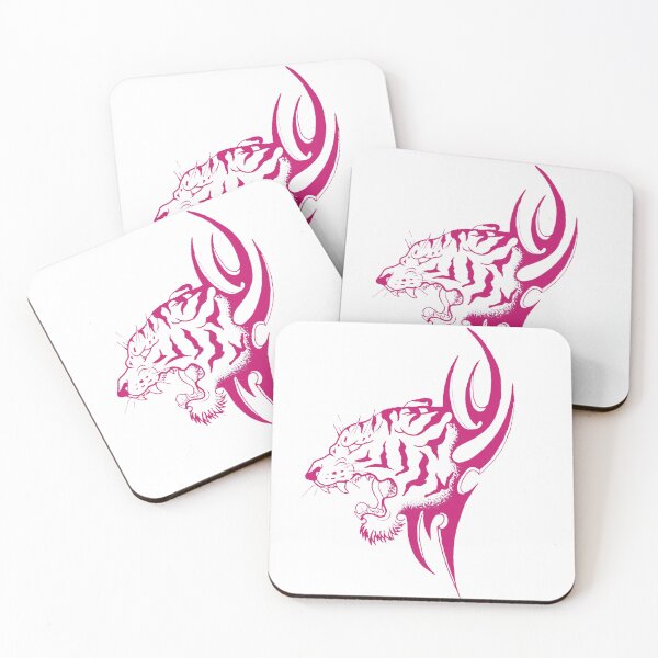 Item preview, Hot Pink Y2K Tribal Tiger Tattoo Design designed and sold by Mistique ✨.