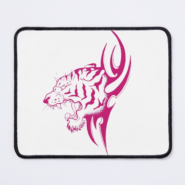 Item preview, Hot Pink Y2K Tribal Tiger Tattoo Design designed and sold by Mistique ✨.