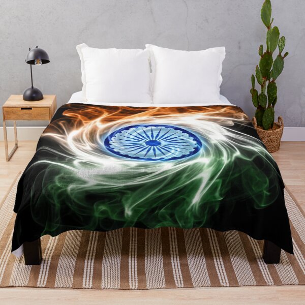 Item preview, Glowing India Flag Energy Smoke designed and sold by FUIRY .