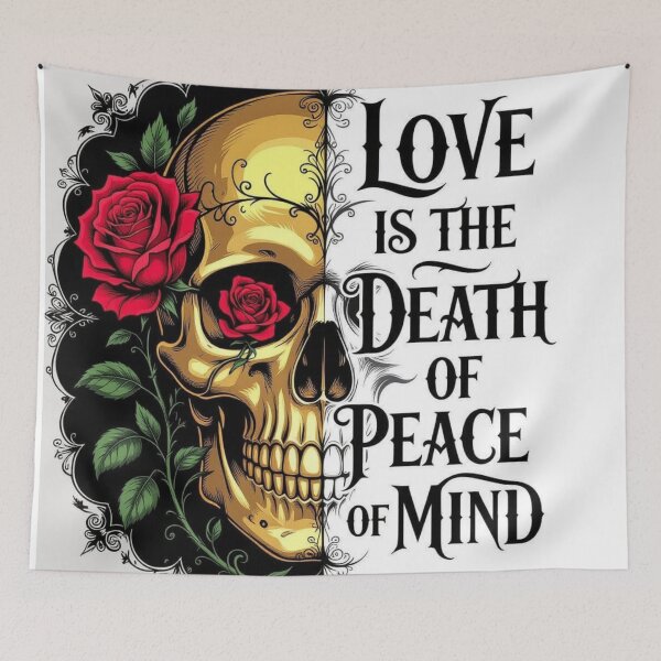 Item preview, Love is the Death of Peace of Mind  designed and sold by Shs-Kenya.