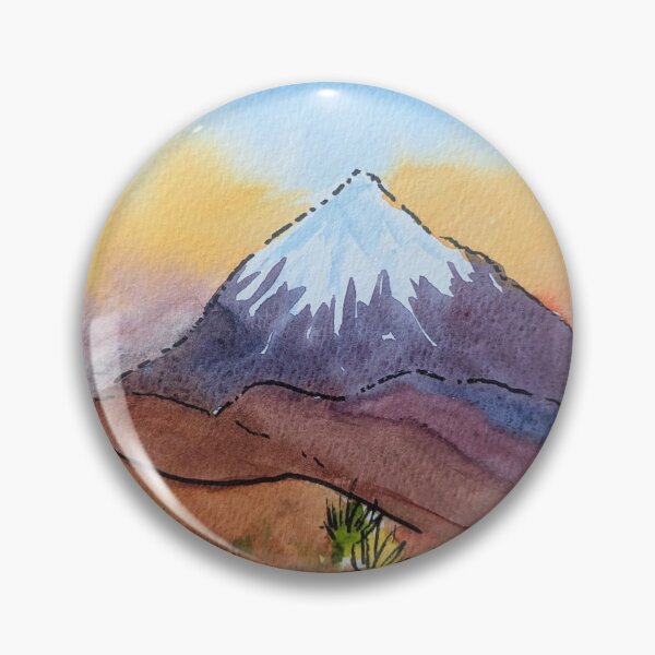 Item preview, Mountain volcano painting Tenerife El Teide designed and sold by Art-By-Rosalind.