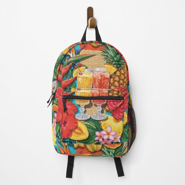 Item preview, Tropical Paradise Cocktails & Exotic Flowers | Vibrant Summer Botanical Art designed and sold by DanniJordan.
