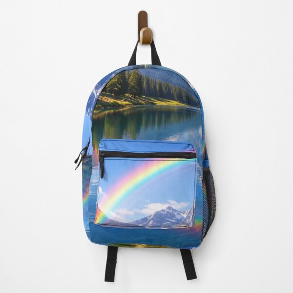 Item preview, Rainbow over lake and mountains designed and sold by JuViRo.