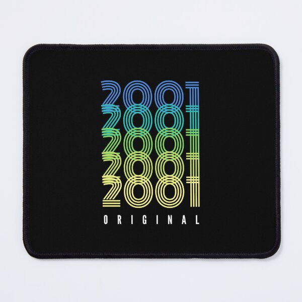 Artikelvorschau, Geboren im Jahr 2001 – Geburtstagsgeschenk 2001 – Original aus dem Jahr 2001 entworfen und verkauft von DesignByLeo.