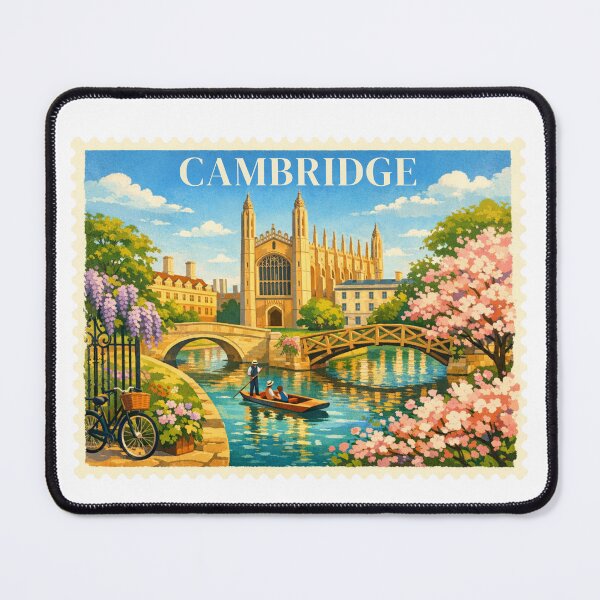 Item preview, Cambridge Travel Stamp designed and sold by RebelCactusStore.