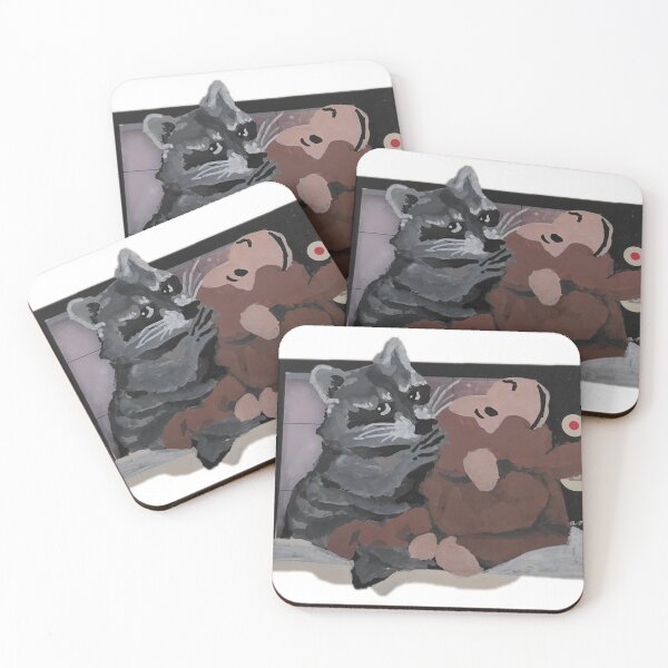 Item preview, Raccoon and his friend designed and sold by Kika-1701.