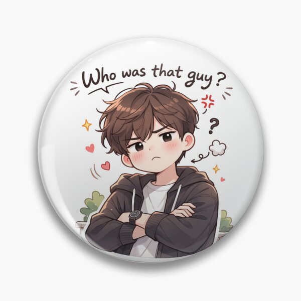 Item preview,  Cute K-Drama Jealous Male Lead – Romantic Anime Boy designed and sold by mondesigns98.