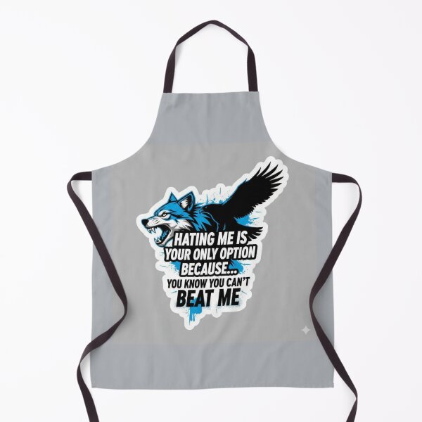 Item preview, Hating Me Is Your Only Option Wolf and Eagle Power Sticker designed and sold by Scro-Ciob-Shop.