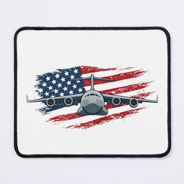Item preview, C17 Globemaster with usa Flag designed and sold by Combat Skies.