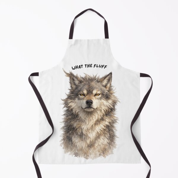 Item preview, What The Fluff – Funny Wolf Attitude Design designed and sold by GeoWild Designs.