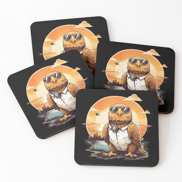 Item preview, Golden Eagle Urban Sunset Art - Cool Scottish Wildlife designed and sold by Loom on the Loch.