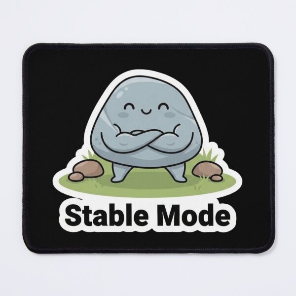 Item preview, Stable Mode Cute Rock Motivation Design | Calm Strength Minimalist Art designed and sold by SV-Creation.