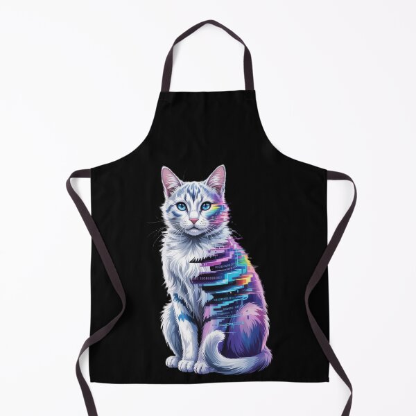 Item preview, Digital Dream - AI Hallucination Melting Cat designed and sold by dose-of-art-lab.