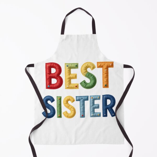 Item preview, BEST SISTER - IN COLORFUL FAUX LETTERING designed and sold by AlexOBrienArt.