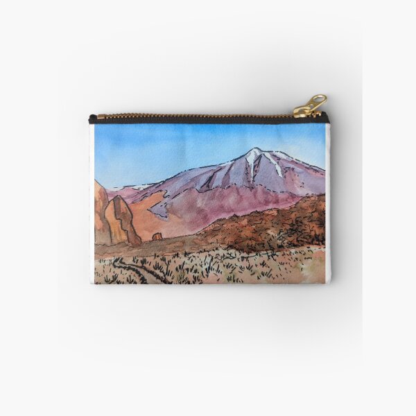 Item preview, Paisaje volcánico El Teide Tenerife en acuarela designed and sold by Art-By-Rosalind.