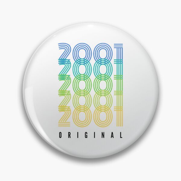 Item preview, 2001 Original – Born in 2001 Birthday Gift – Classic 2001 Limited Edition designed and sold by DesignByLeo.