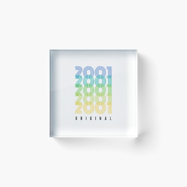 Item preview, 2001 Original – Born in 2001 Birthday Gift – Classic 2001 Limited Edition designed and sold by DesignByLeo.