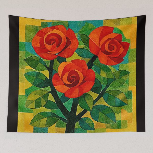Item preview, Contemporary Collage of Hawaiian Kokia Cookei #4 designed and sold by Helios Be. Lavsh.