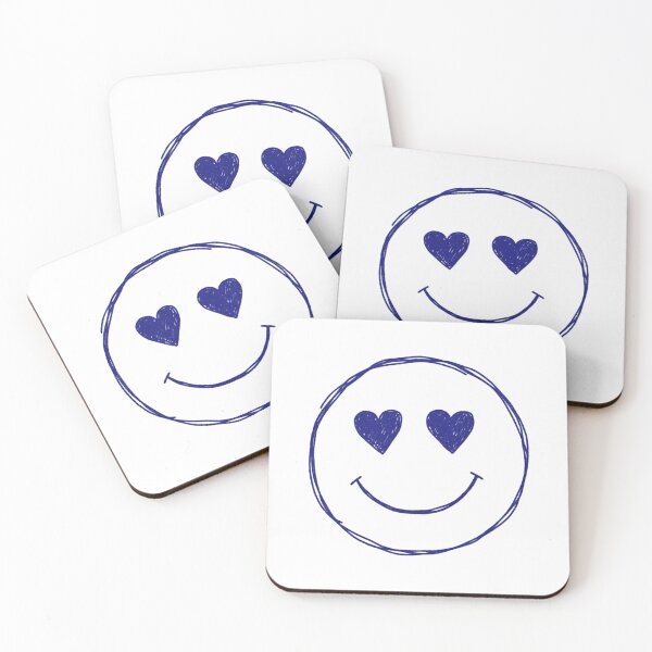 Item preview, Classic 90s Doodle Smiley Heart Eyes designed and sold by crazygoose30.