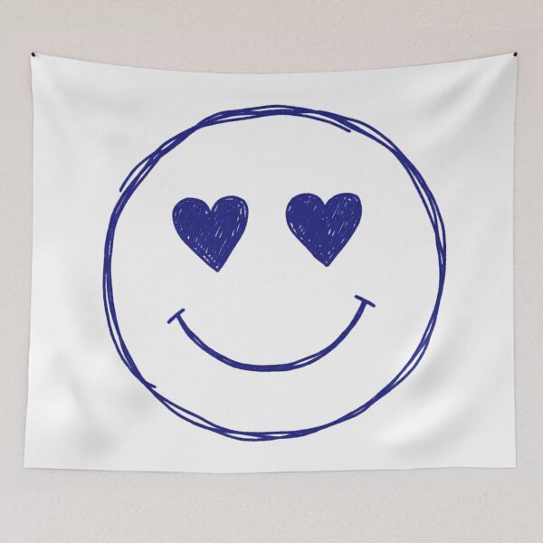 Item preview, Classic 90s Doodle Smiley Heart Eyes designed and sold by crazygoose30.