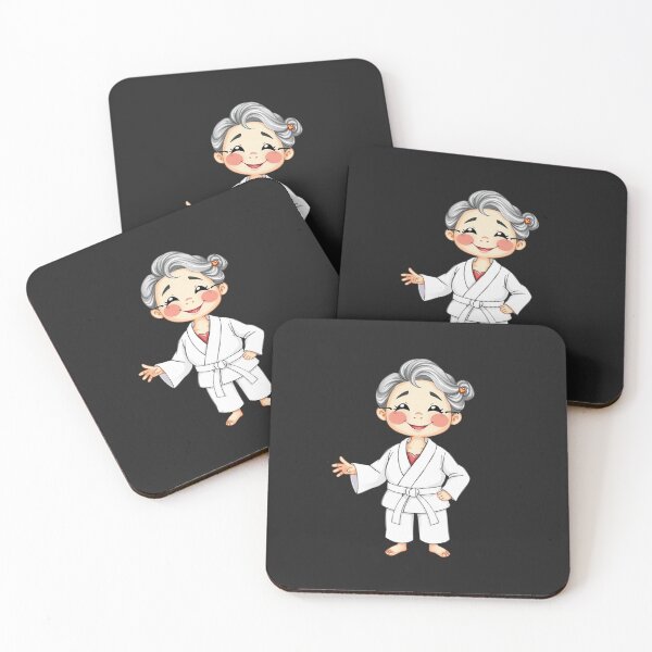 Item preview, Judo Grandma Japanese Art  – Funny Martial Grandma designed and sold by Sparkofart07.