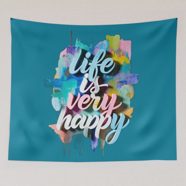 Item preview, life is very happy designed and sold by Faisal  Shah.