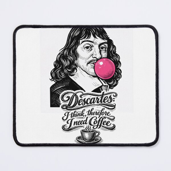 Item preview, Descartes with a Twist: Coffee Philosophy designed and sold by ForeverPrintsOK.