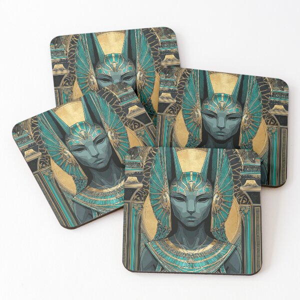 Item preview, Anubis Art Deco Egyptian God Portrait designed and sold by Vintage Poster Gallery.