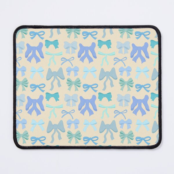 Item preview, Pretty Preppy Blue Bows designed and sold by Carrie Cantwell Art.
