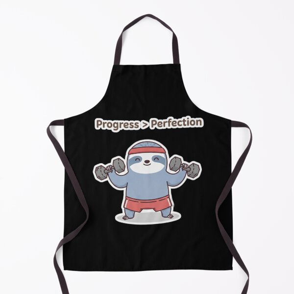 Item preview, Progress Over Perfection Sloth Workout Design | Cute Gym Motivation Art designed and sold by SV-Creation.