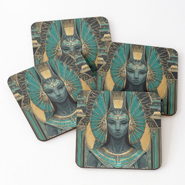Item preview, Bastet Art Deco Egyptian Profile designed and sold by Vintage Poster Gallery.