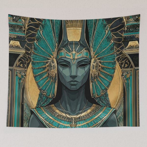 Item preview, Bastet Art Deco Egyptian Profile designed and sold by Vintage Poster Gallery.