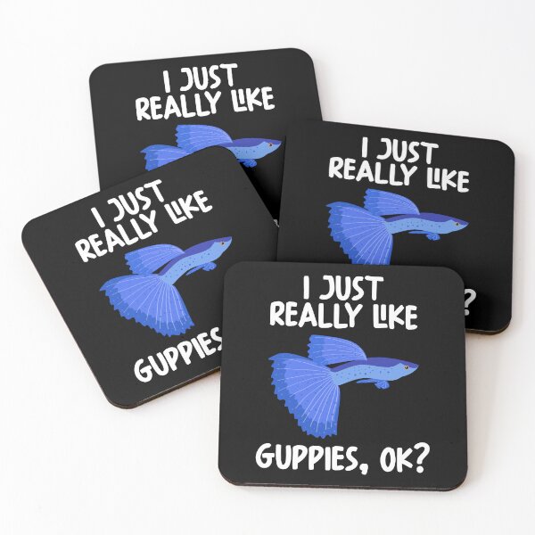 Item preview, I Just Really Like Guppies Ok? designed and sold by GabbyKash.