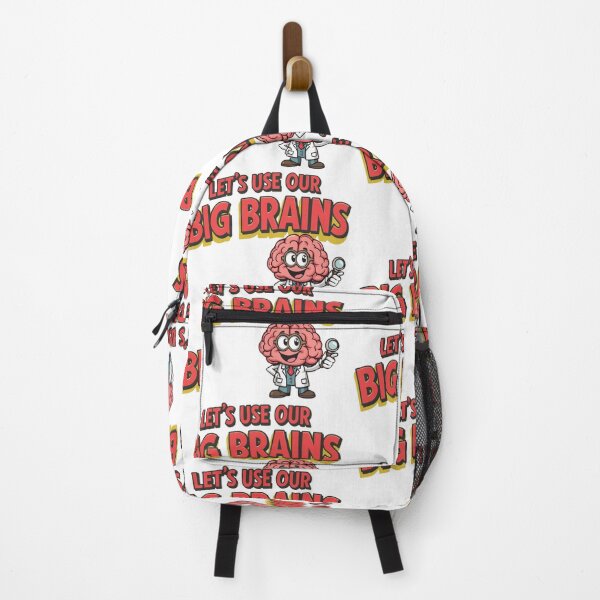 Item preview, Let’s Use Our Big Brains – Funny Science Teacher Cartoon Design designed and sold by Design Delinquent.