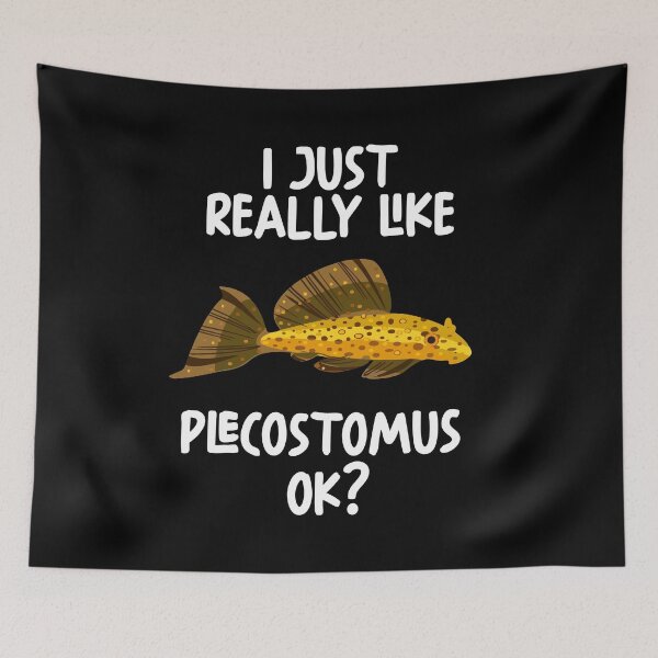 Item preview, I Just Really Like Plecostomus Ok? designed and sold by GabbyKash.