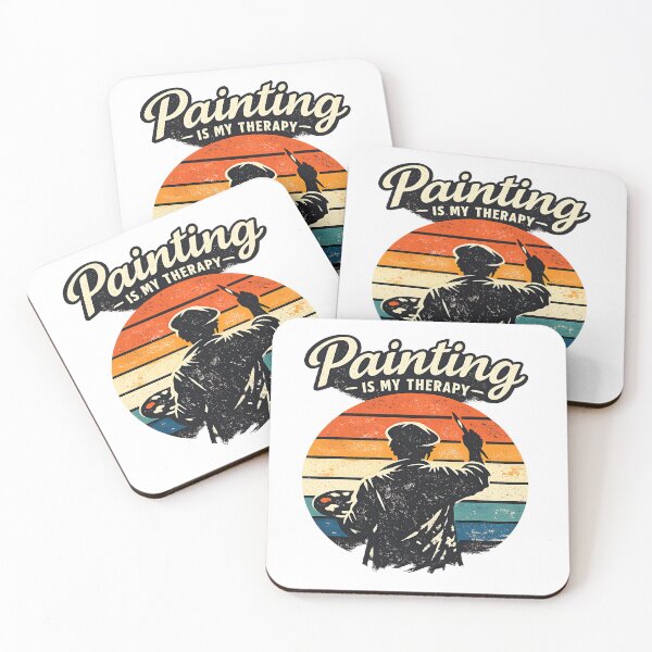 Item preview, Art Is My Therapy – Retro Painter Design designed and sold by My Artprintz.
